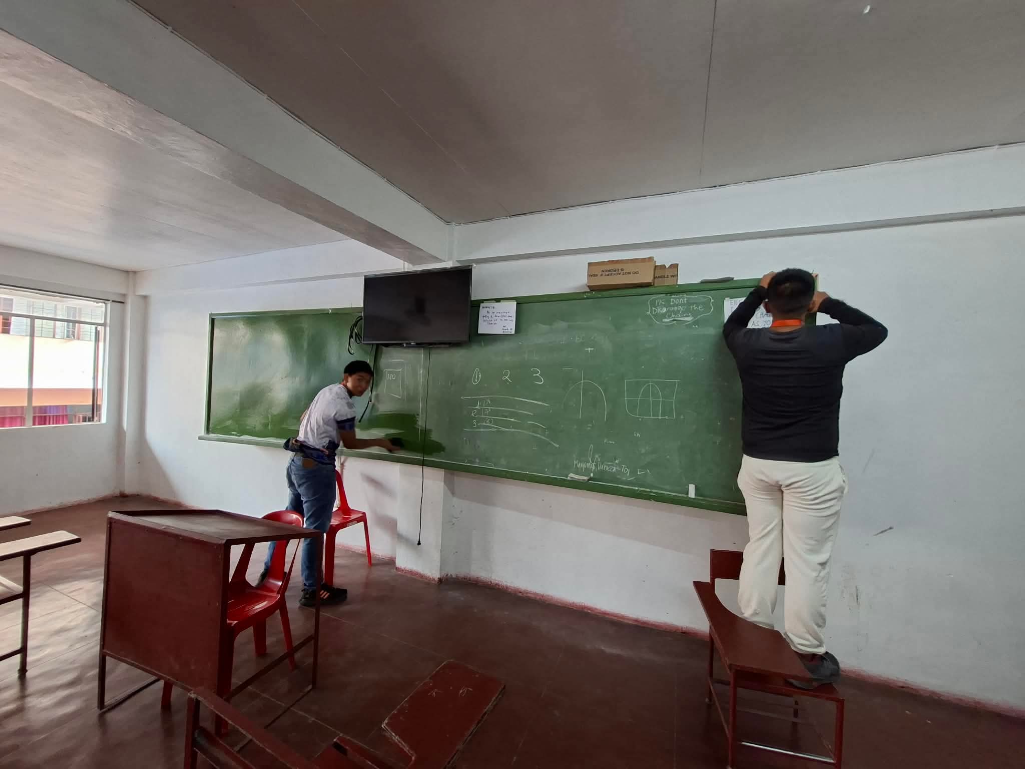 Clean As You Go Blackboard Clean-Up Drive